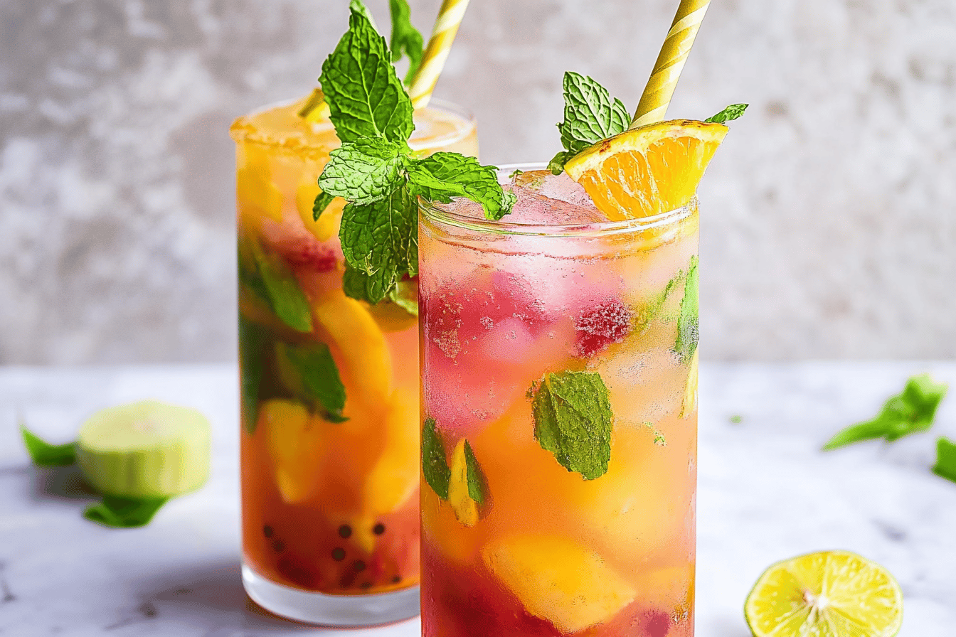 Tropical Mojito Mocktail