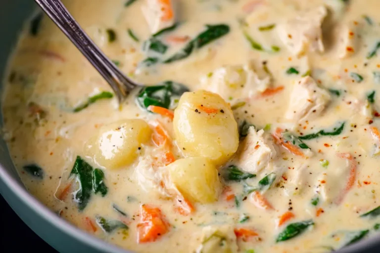 Creamy Chicken Gnocchi Soup