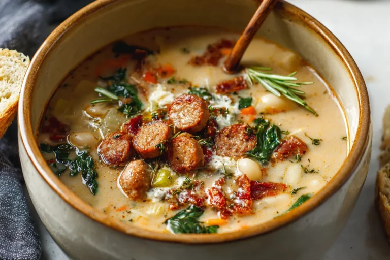 Creamy Chicken Sausage Soup