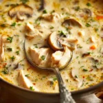 Creamy Chicken and Mushroom Soup