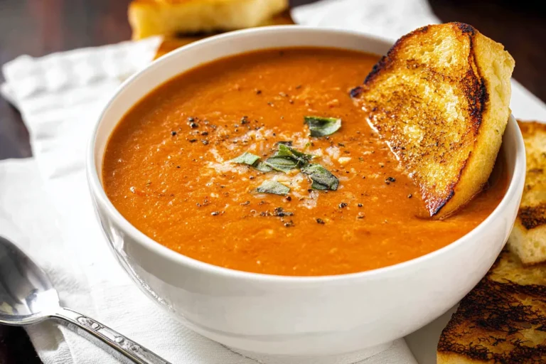 Creamy Roasted Tomato Basil Soup