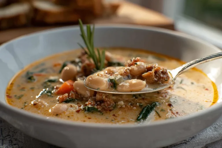 Creamy Tuscan White Bean Soup