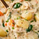 Crockpot Chicken Gnocchi Soup