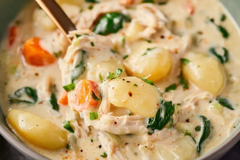 Crockpot Chicken Gnocchi Soup