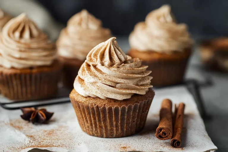 Decadent Brown Butter Dirty Chai Cupcakes