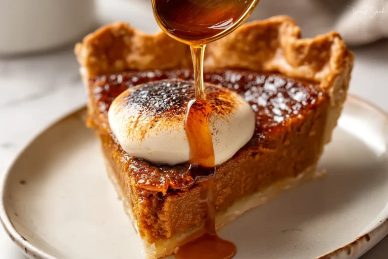 Decadent Pumpkin Pie Brûlée with Bourbon Vanilla Cream