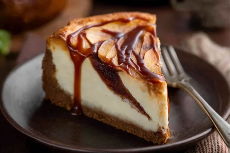Decadent Spiced Apple Butter Cheesecake
