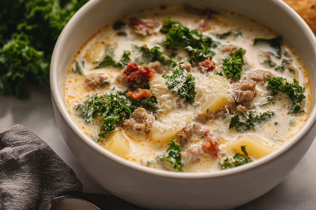 Easy Crockpot Zuppa Toscana