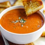 Easy Homemade Roasted Tomato Basil Soup