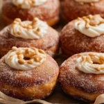 Easy Pumpkin Spice Cheesecake Doughnuts