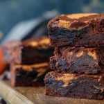 Fudgy Pumpkin Brownies
