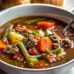 Hearty Hamburger Vegetable Soup