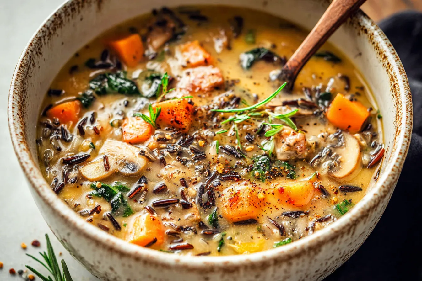 Hearty Wild Rice Soup