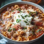 High Protein Lasagna Soup