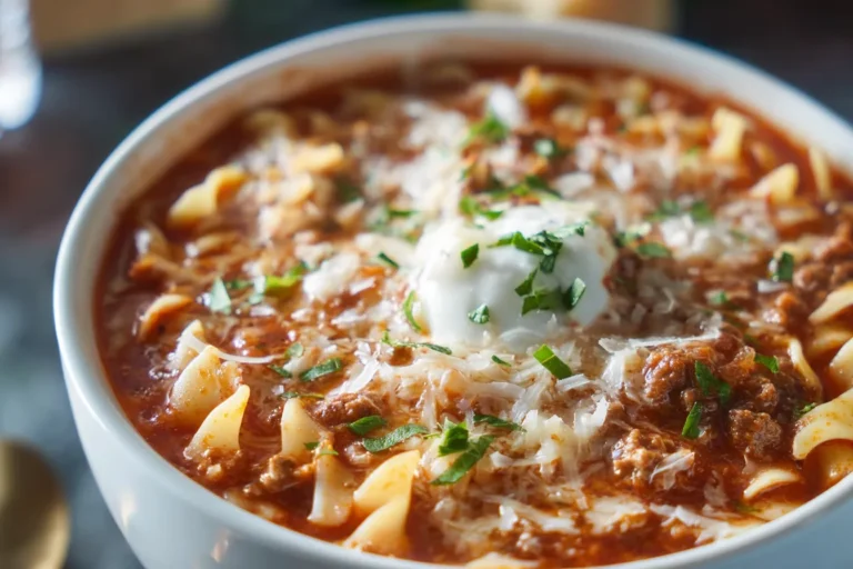 High Protein Lasagna Soup