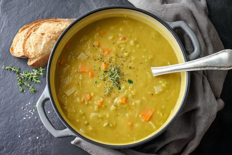 High Protein Split Pea Soup