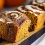 Homemade Cinnamon Swirl Pumpkin Mini Loaves