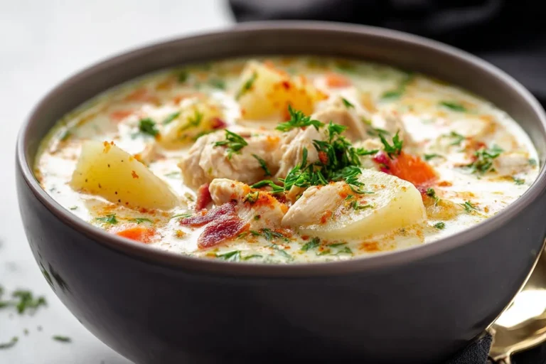 Homestyle Chicken and Potato Soup
