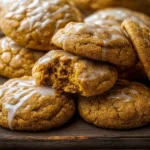 Maple Glazed Pumpkin Cookies