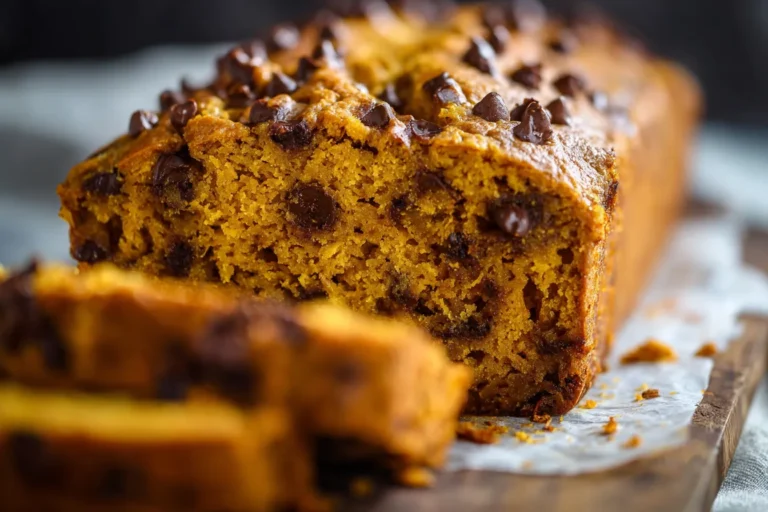 Moist Pumpkin Chocolate Chip Bread
