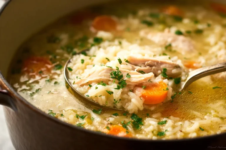 Simple Chicken and Rice Soup