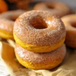 Soft Baked Pumpkin Spice Donuts