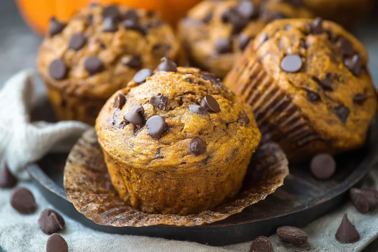 The Best Pumpkin Chocolate Chip Muffins Recipe