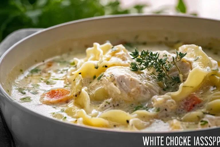 WHITE CHICKEN LASAGNA SOUP
