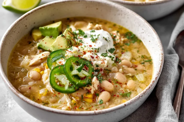 White Chicken & Bean Chili