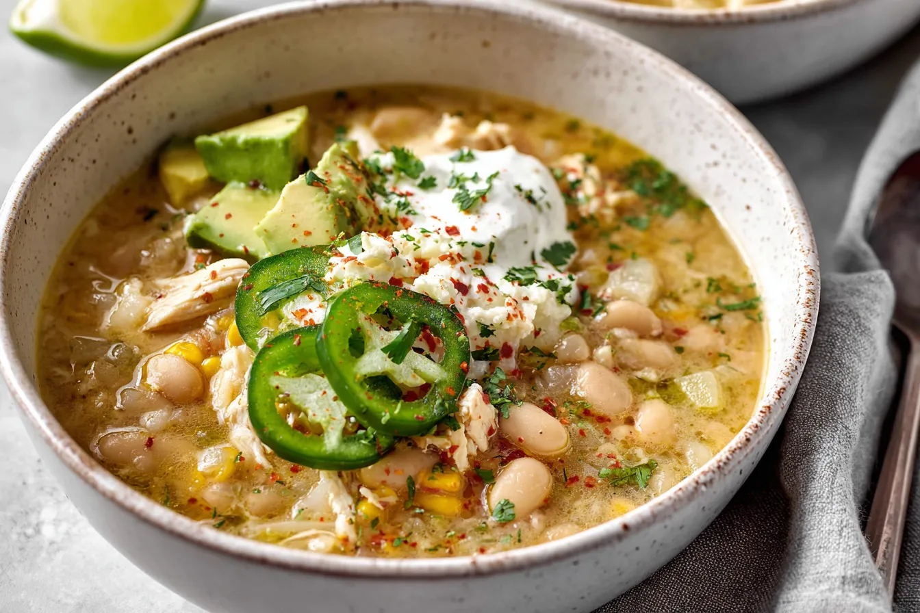 White Chicken & Bean Chili