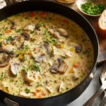 Best Creamy Chicken Mushroom Soup