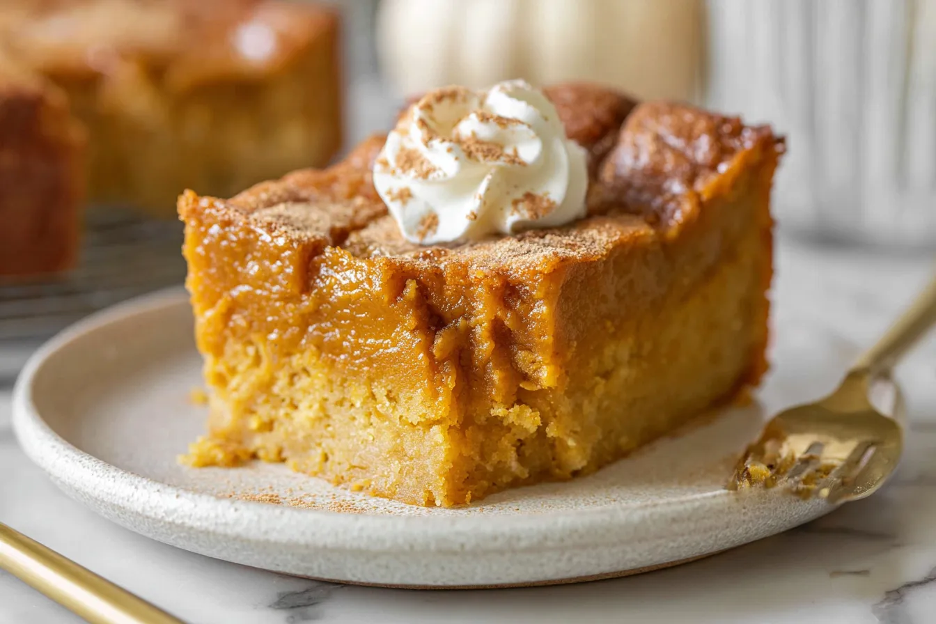 Best Ever Pumpkin Gooey Butter Cake