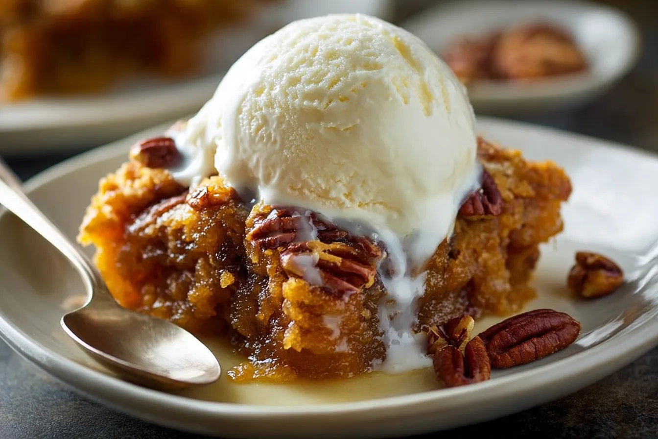 Best Ever Pumpkin Pecan Cobbler