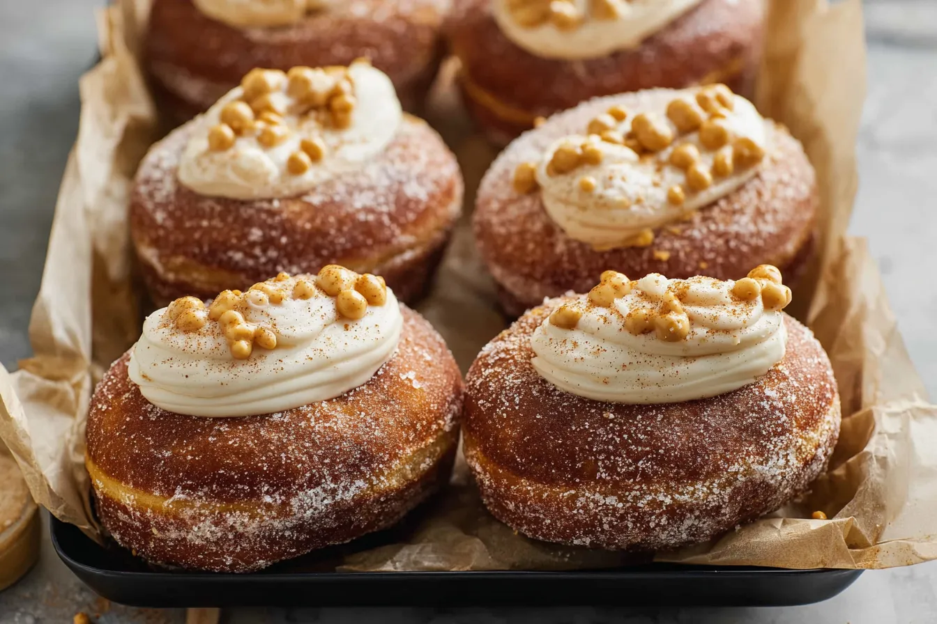 Best Ever Pumpkin Spice Cheesecake Doughnuts