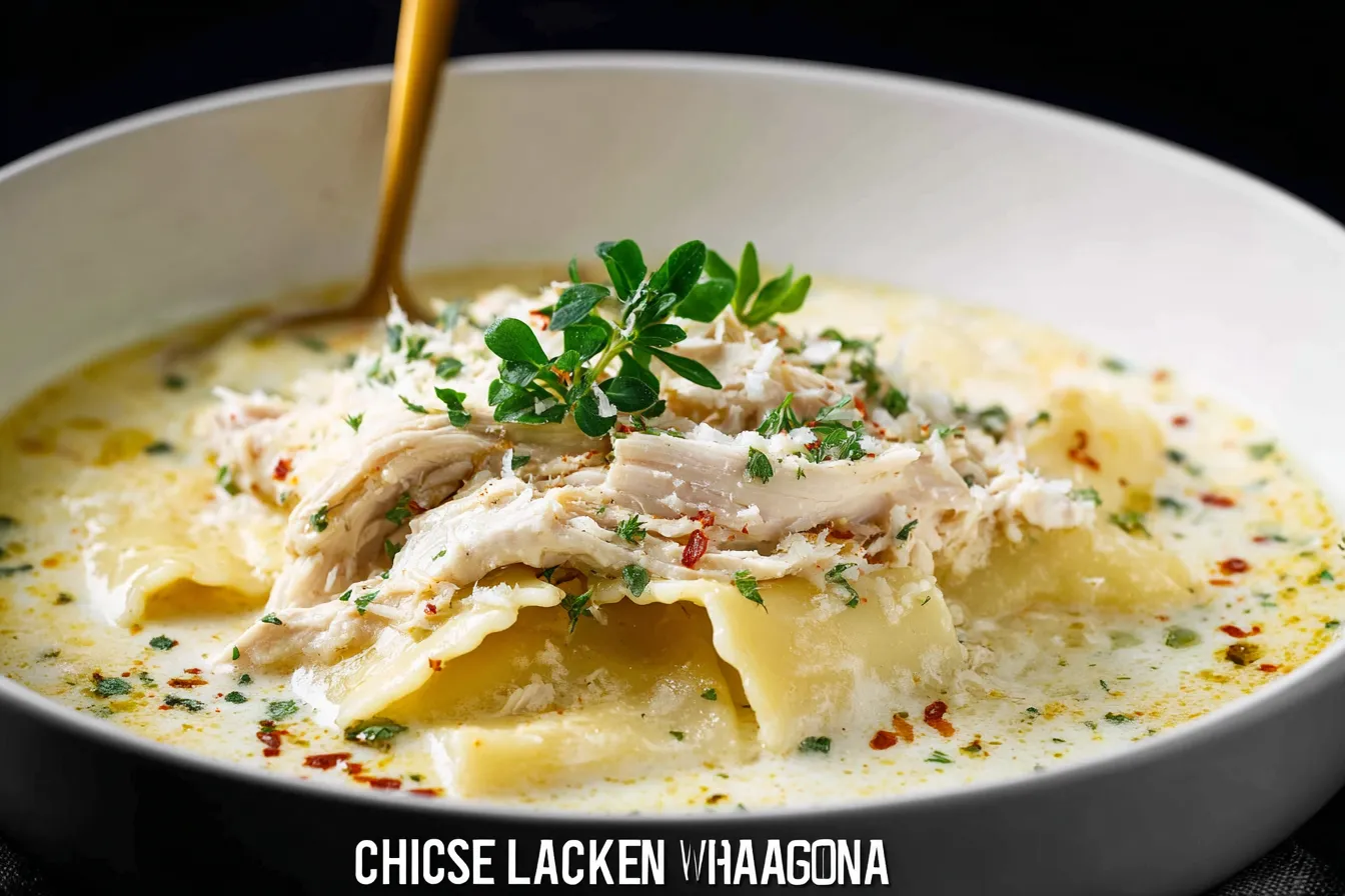 Best White Chicken Lasagna Soup