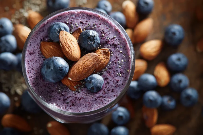 Blueberry Almond Power Smoothie
