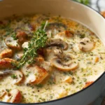 Cozy Creamy Chicken Mushroom Soup
