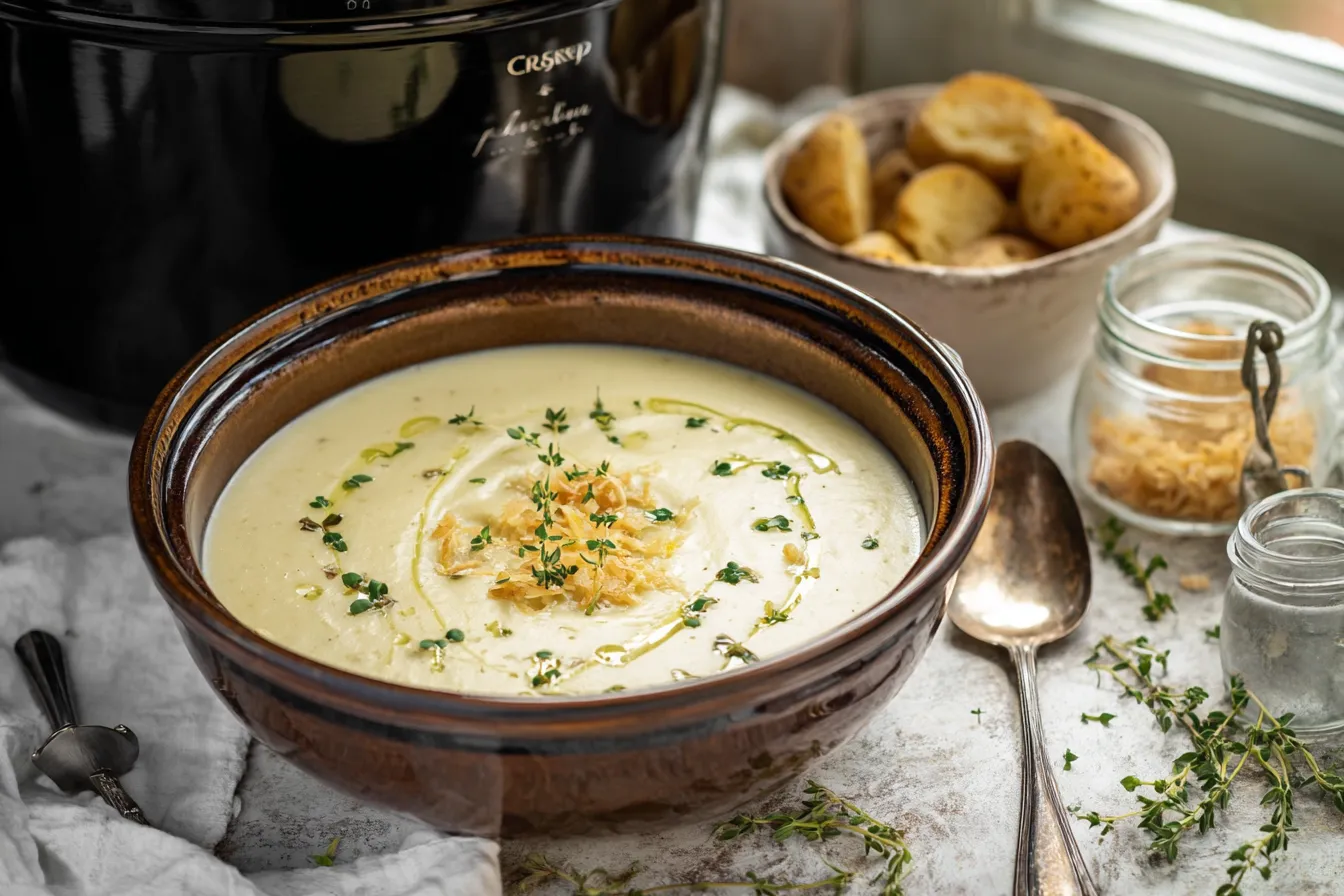 Cozy Homemade Potato Leek Soup