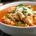 Creamy Chicken Parmesan Soup