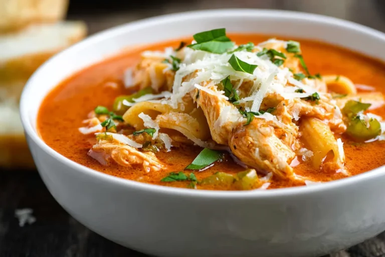 Creamy Chicken Parmesan Soup