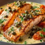 Creamy Salmon Piccata