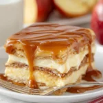 Decadent Caramel Apple Eclair Cake