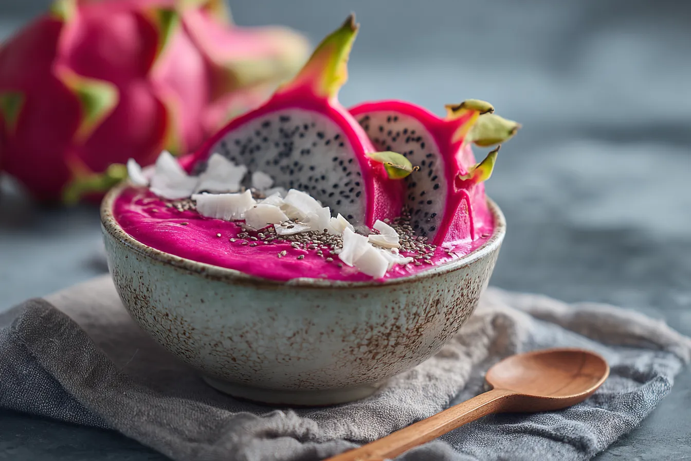 Dragon Fruit Coconut Smoothie Bowl