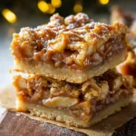 Easy Apple Pie Bars with Salted Caramel