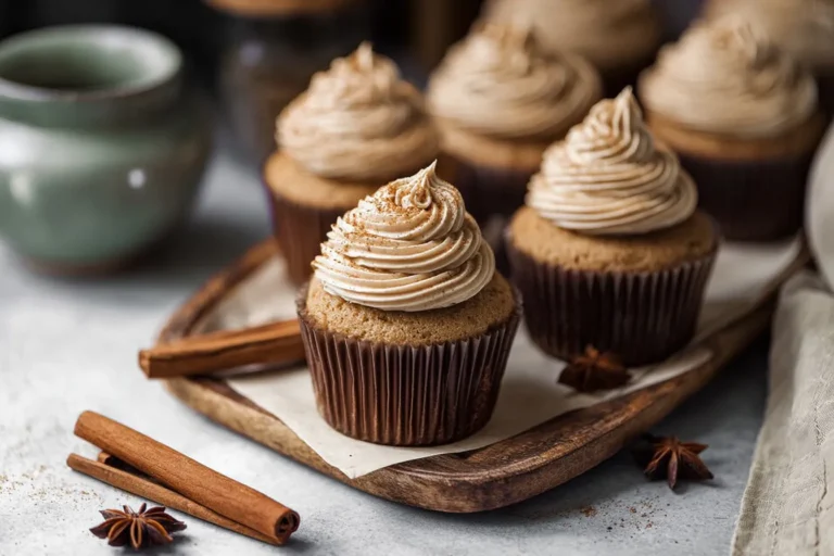 Easy Brown Butter Chai Cupcakes