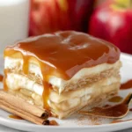 Easy Caramel Apple Eclair Cake