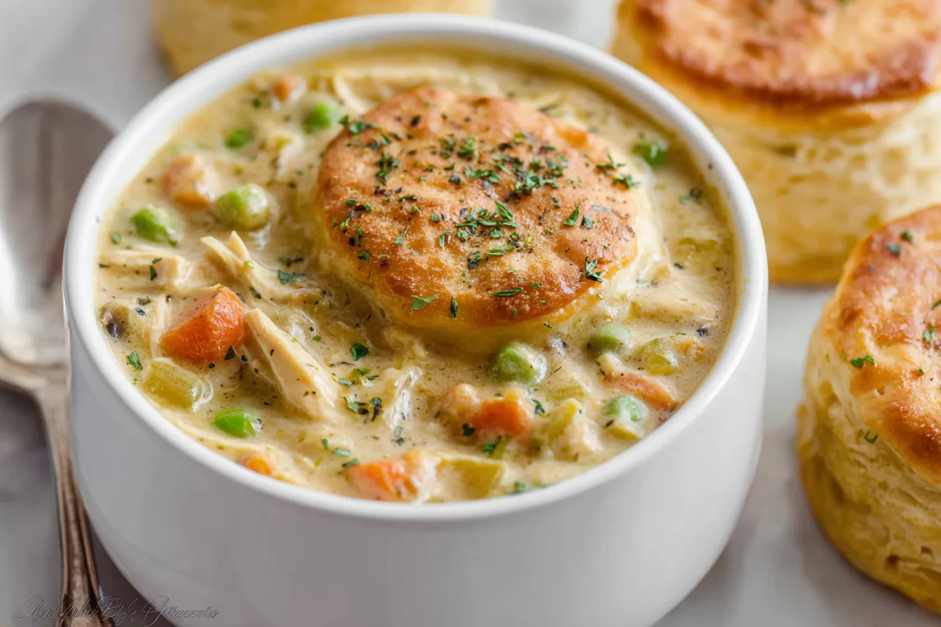 Easy Chicken Pot Pie Soup Recipe