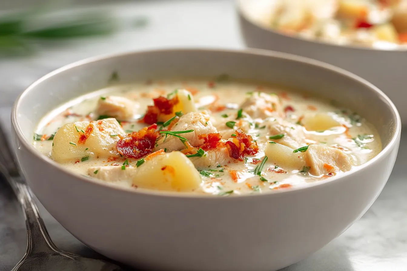Easy Chicken Potato Soup
