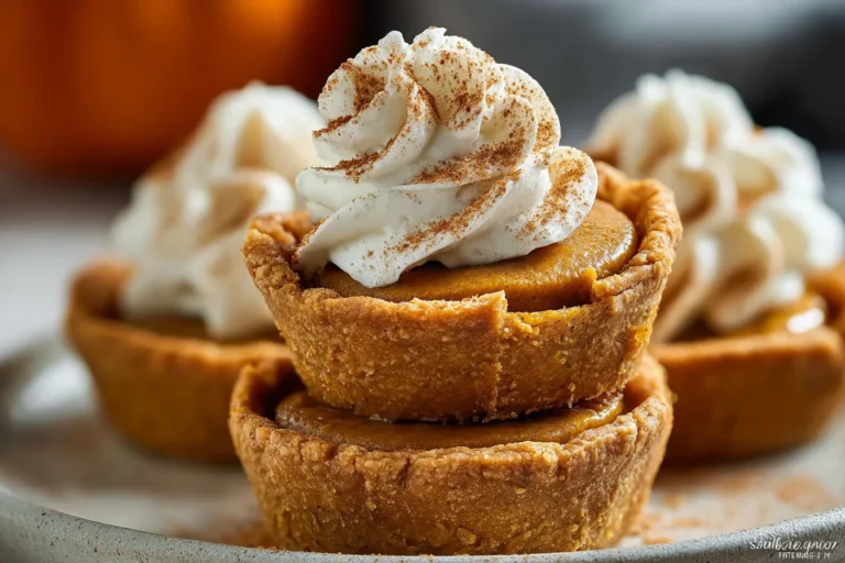 Easy Mini Pumpkin Pies