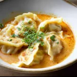 Easy Thai Coconut Curry Dumpling Soup Recipe